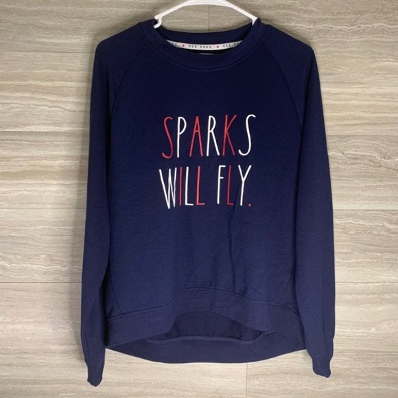 Rae Dunn Tops - Women’s Rae Dunn Sparks Will Fly Sweatshirt